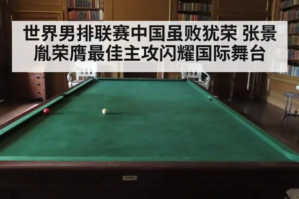 世界男排联赛中国虽败犹荣 张景胤荣膺最佳主攻闪耀国际舞台